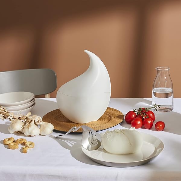 Alessi-Nunziatella-ESI23-SET-Contenitore-e-Mestolo-Forato-di-Design-per-servire-la-Mozzarella-in-Resina-Termoplastica-B09M4CSL4Q-5