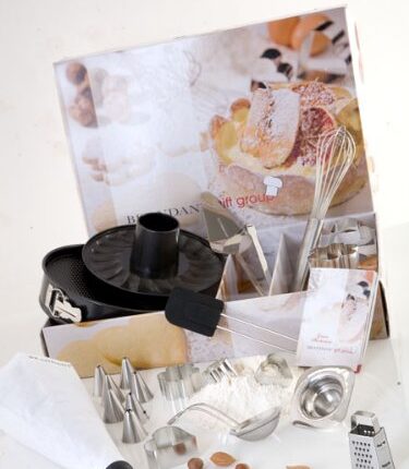 BRANDANI VALIGETTA GRAN PASTICCERE SET SERVIZIO 10 PEZZI INOX 58932