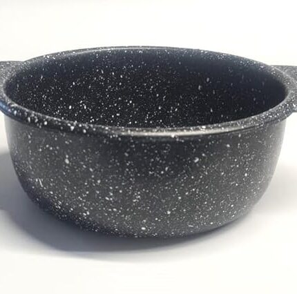 Casseruola effetto Pietra in Alluminio Pressofuso Antiaderente - Diametro 16 cm - NINI - Made in Italy
