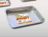 Generico 3 teglie in alluminio 8 porzioni adatte alla cottura in forno COGEPACK