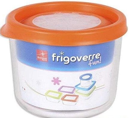 Generico (SET 3 PEZZI) Frigoverre 15x15 ALTA Con tappo Arancione