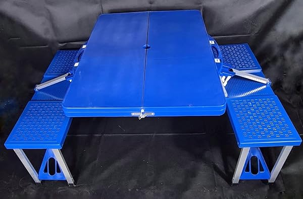 Generico-Tavolo-da-Picnic-4-Sedie-Richiudibile-a-Valigetta-Pieghevole-Foro-per-ombrellone-Misura-65x86x-67-cm-di-altez-B09V89QW8T