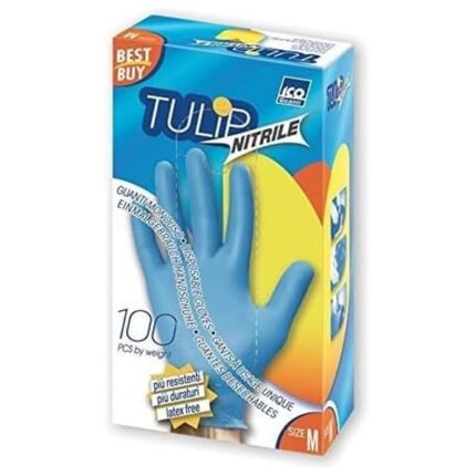 SUPPLIER Casa - Guanti Monouso Tulip Nitrile Size M 1x100pz