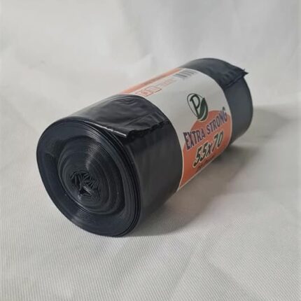 Sacchi Neri Pattumiera, 20 Pezzi, Ultra Resistenti - 55x70 cm