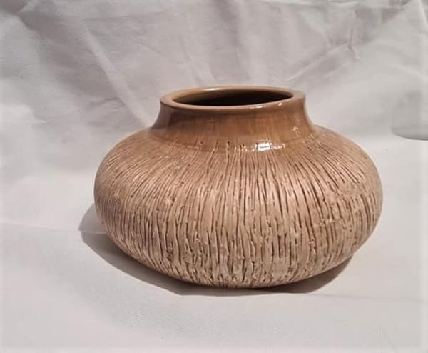 Vaso-Beige-in-terra-cotta-Stile-Moderno-Minimal-Adatto-Arredamente-Casa-Industrial-Altezza-16-cm-B0BVBFQR9M-2